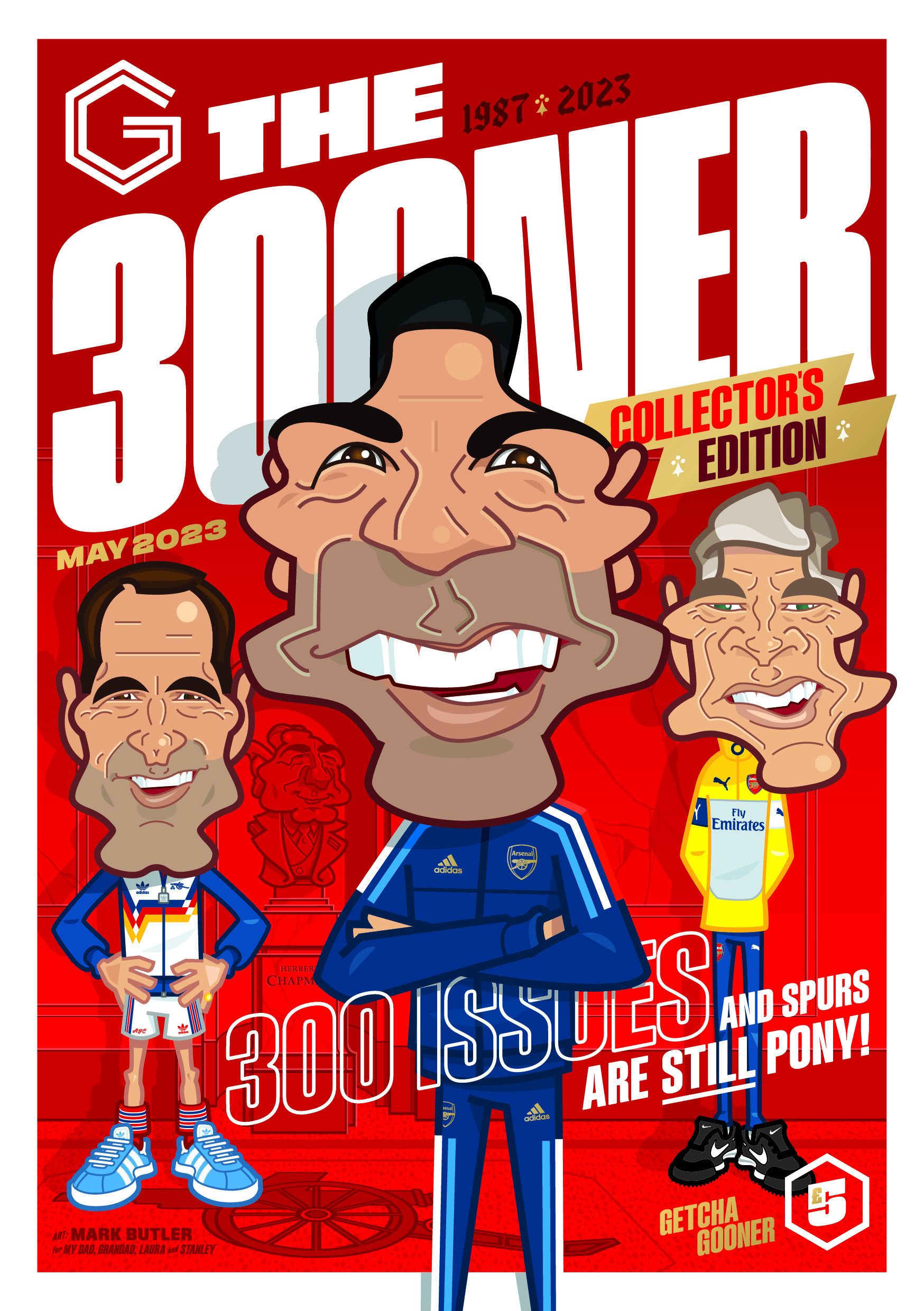 Gooner Issue 300 (NON-UK - Shipping Included)